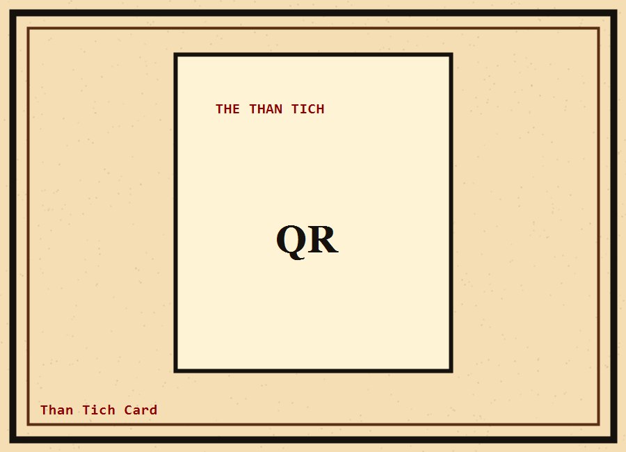 Thẻ Thần tích kèm mã QR dẫn đến câu chuyện số